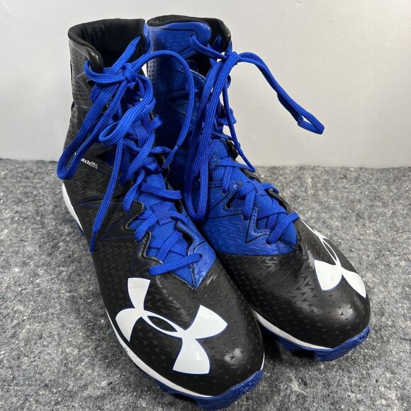 Under Armour Other - Mens Under Armour Highlight Football MC LE Cleats SIZE 10 Black Blue
